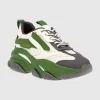 New STEVE MADDEN Possession-E Sustainable Sneakers White/Green