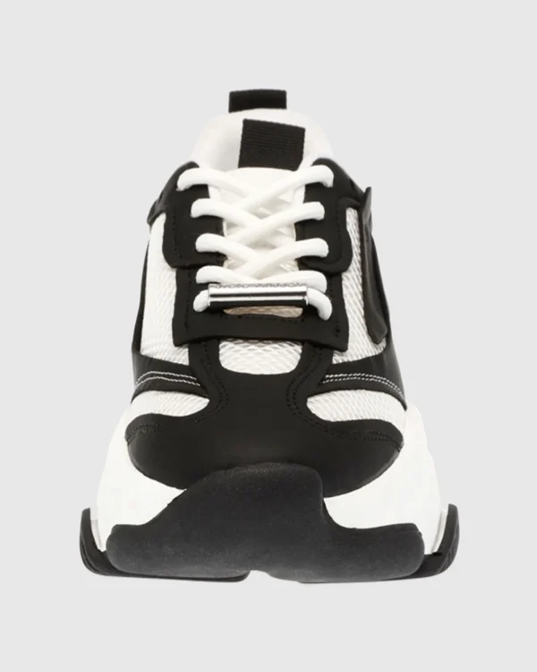 Fashion STEVE MADDEN Possession-E Sustainable Sneakers White/Black