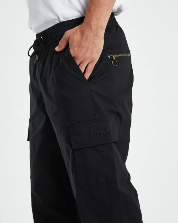 Discount FORMER Prayer Cargo Pants Black