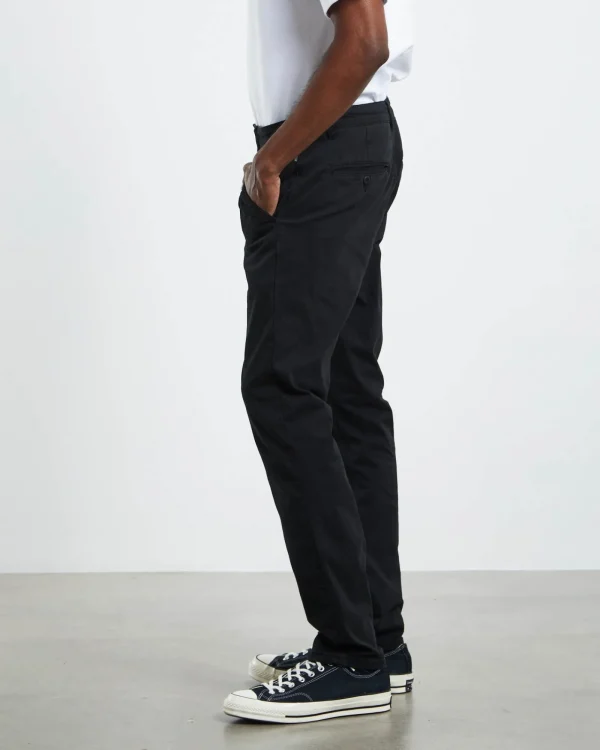 Sale ARVUST Preston Slim Chino Pants Black