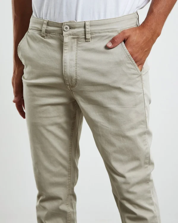 Hot ARVUST Preston Slim Chino Pants Bone