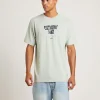 Outlet AFENDS Proclaim Hemp Retro Fit Short Sleeve T-Shirt In Eucalyptus