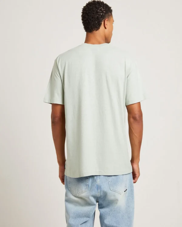 Outlet AFENDS Proclaim Hemp Retro Fit Short Sleeve T-Shirt In Eucalyptus