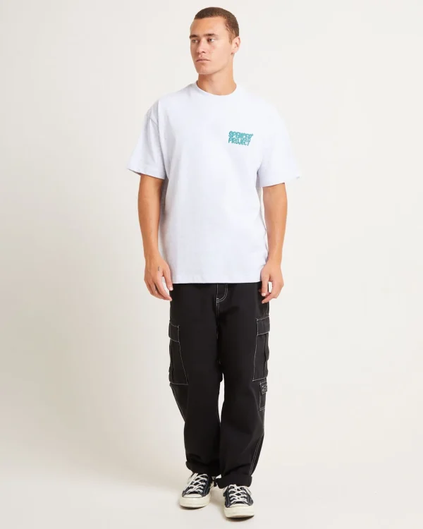 Store SPENCER PROJECT Puffy Short Sleeve T-Shirt In Frost Marle