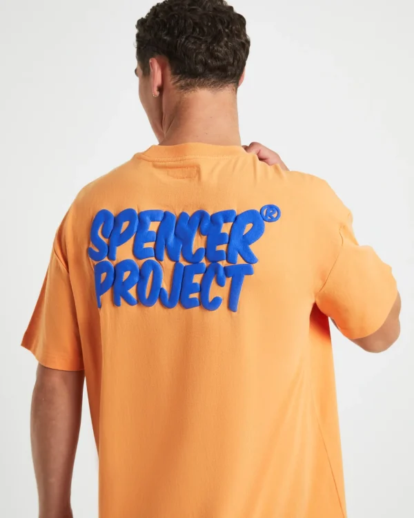 Best Sale SPENCER PROJECT Puffy Short Sleeve T-Shirt In Orange