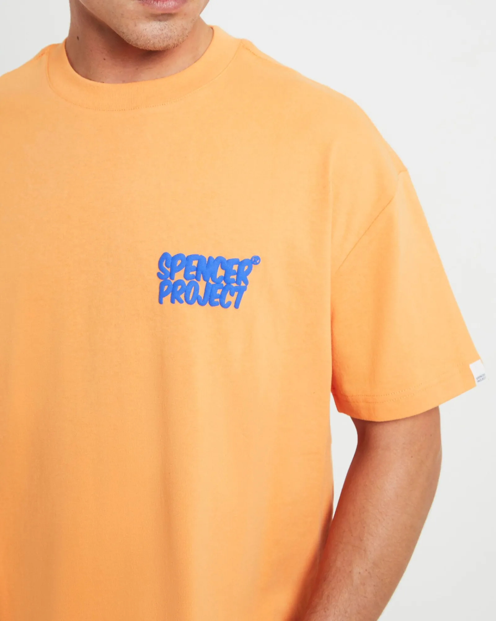 puffy_short_sleeve_tshirt_5.webp Best Sale SPENCER PROJECT Puffy Short Sleeve T-Shirt In Orange