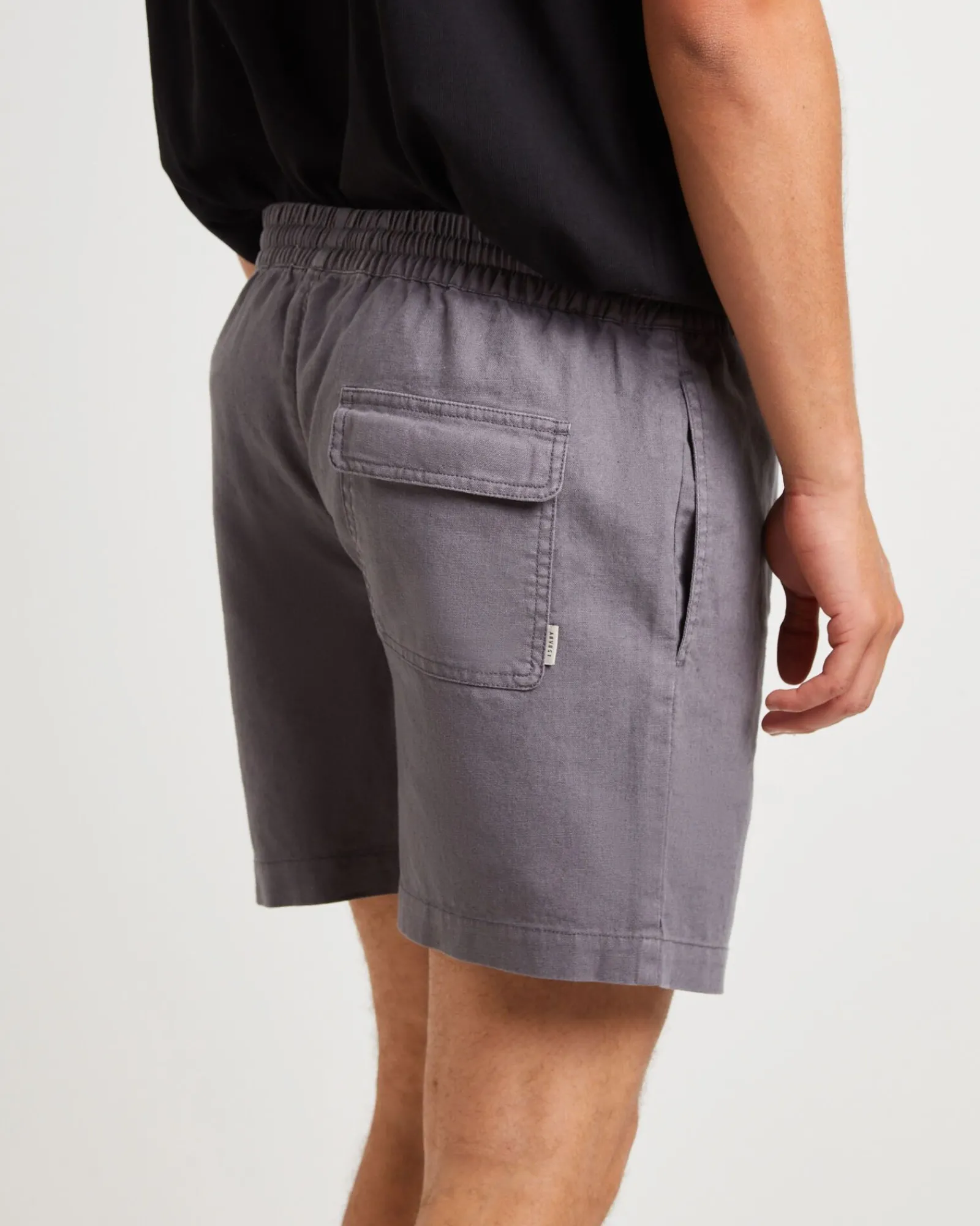 puglia_linen_shorts_in_as_5.webp Store ARVUST Puglia Linen Shorts In Ash