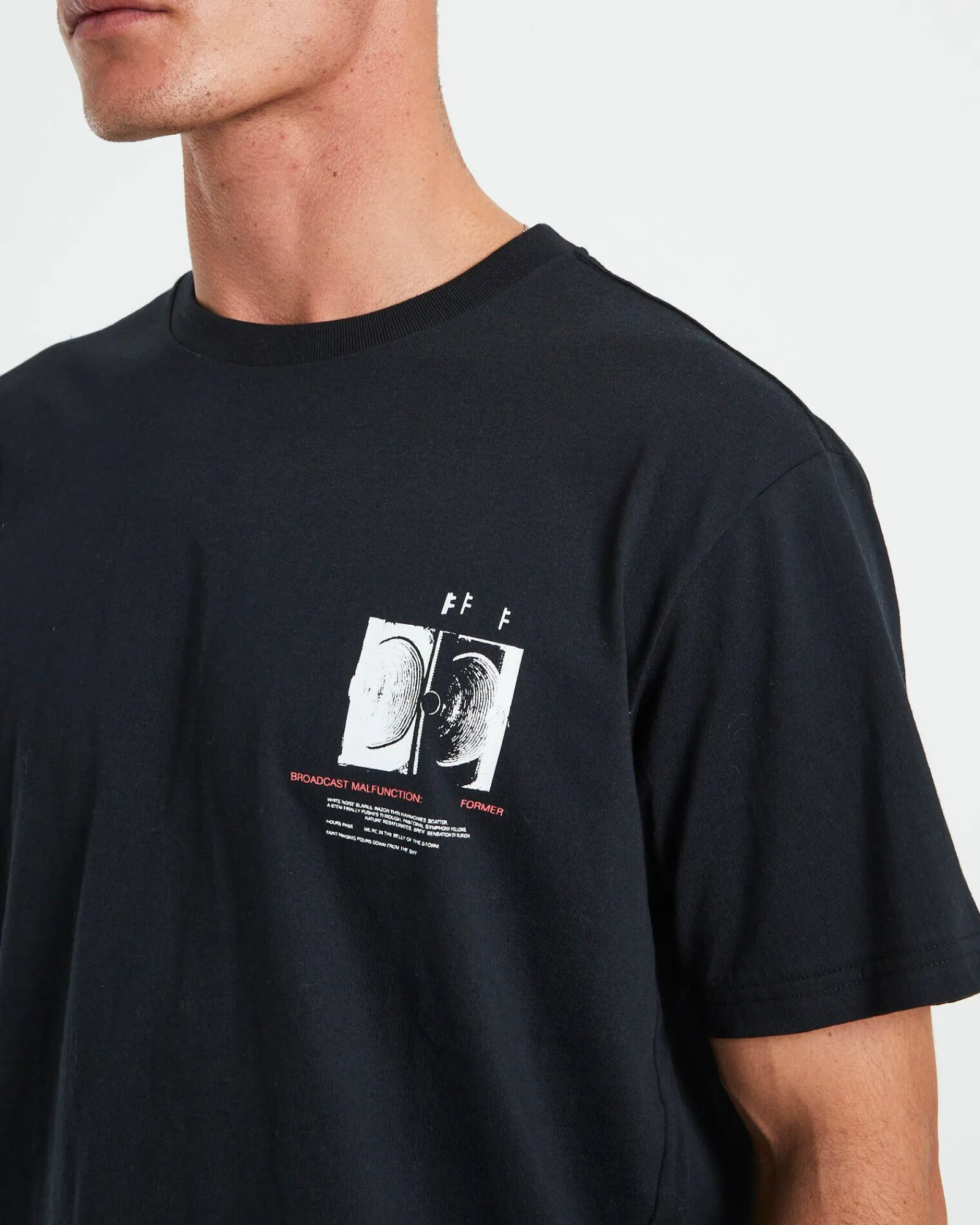 quandary_short_sleeve_tsh_5.webp Best Sale FORMER Quandary Short Sleeve T-Shirt In Black
