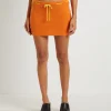 Best Sale INSIGHT Quinn Crochet Mini Skirt In Vintage Orange