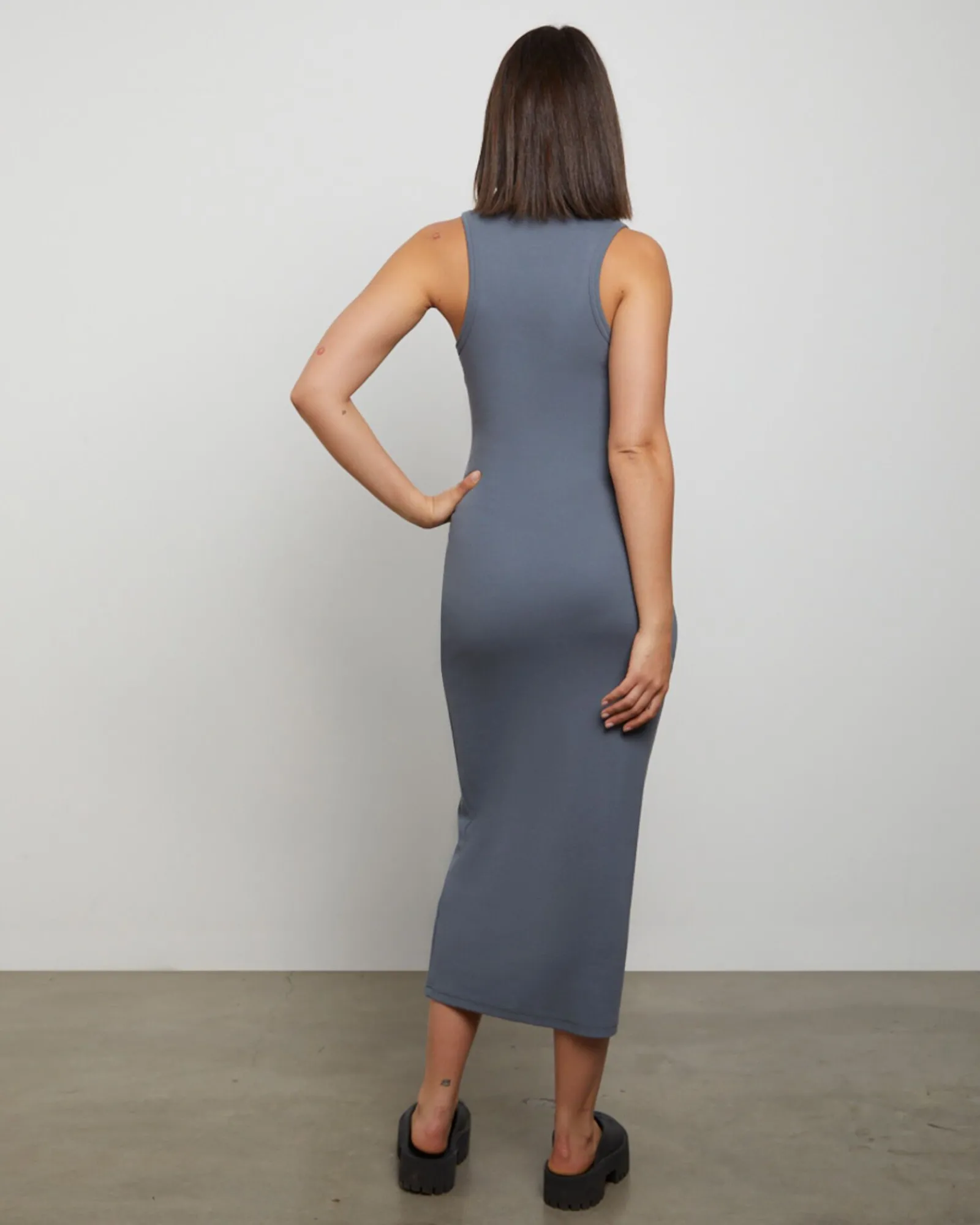 racer_back_midi_dress_in__1-1.webp Fashion GENERAL PANTS CO. BASICS Racer Back Midi Dress In Slate Grey