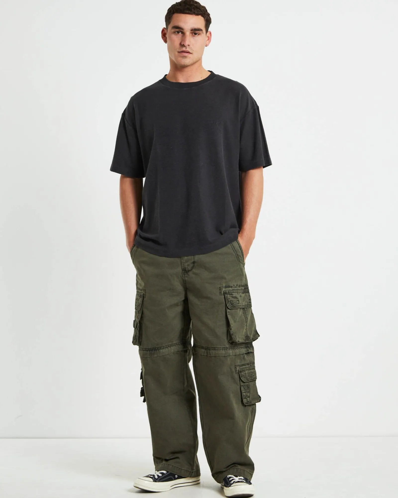 ramona_linen_short_sleeve_2.webp Sale ARVUST Ramona Linen Short Sleeve T-Shirt In Washed Black
