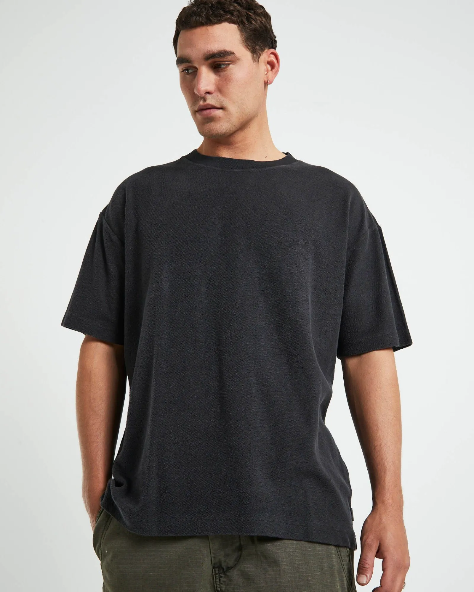 ramona_linen_short_sleeve_4.webp Sale ARVUST Ramona Linen Short Sleeve T-Shirt In Washed Black
