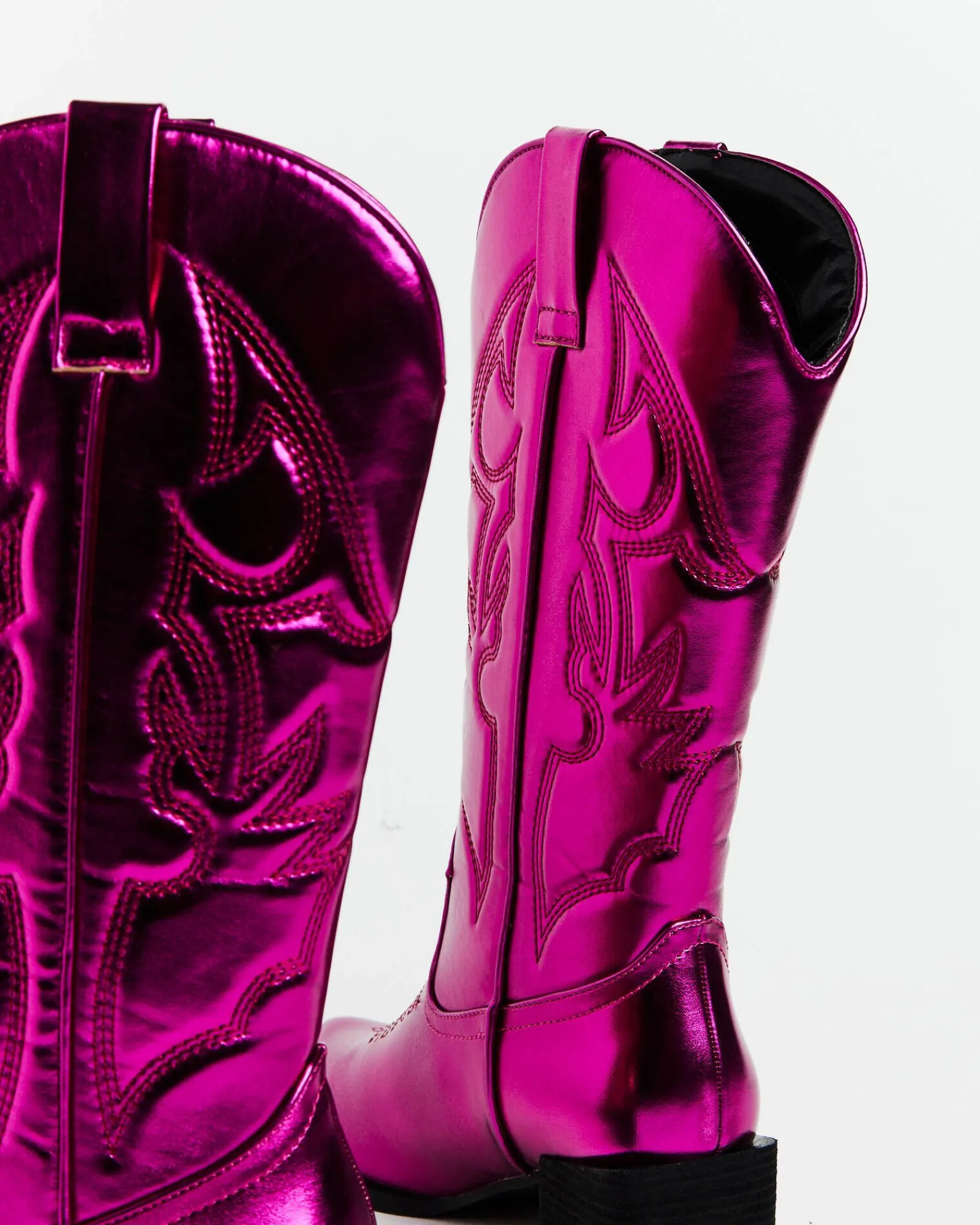 ranger_cowboy_boot_in_met_6.webp Outlet THERAPY Ranger Cowboy Boot In Metallic Pink