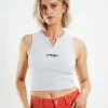 Best Sale AFENDS Recycled Rib Singlet Smoke