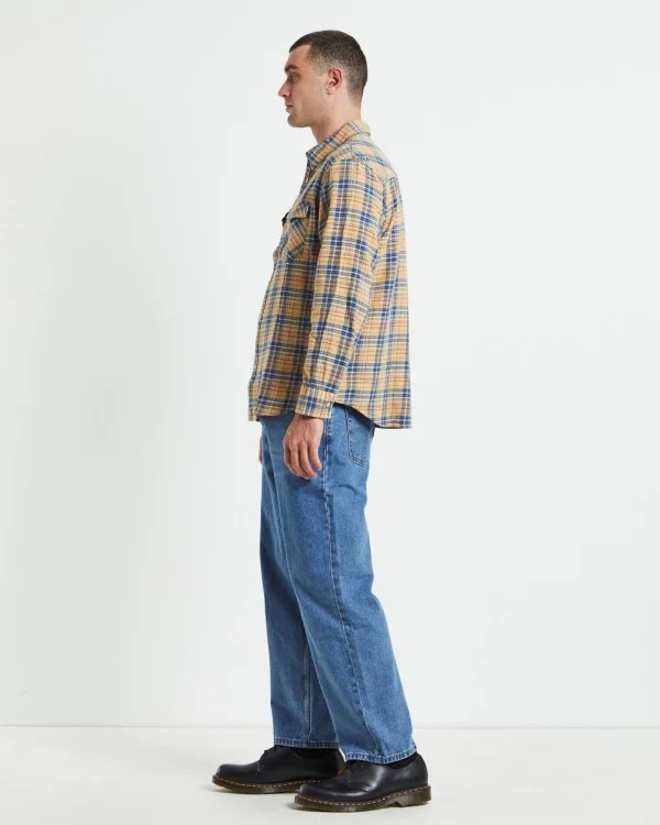 Best LEVIS Relaxed Fit Western Krishan Plaid Shirt Lark Multi