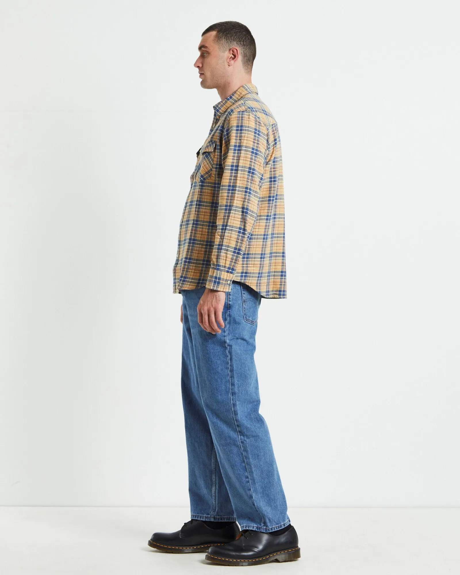 relaxed_fit_western_krish_3.webp Best LEVIS Relaxed Fit Western Krishan Plaid Shirt Lark Multi
