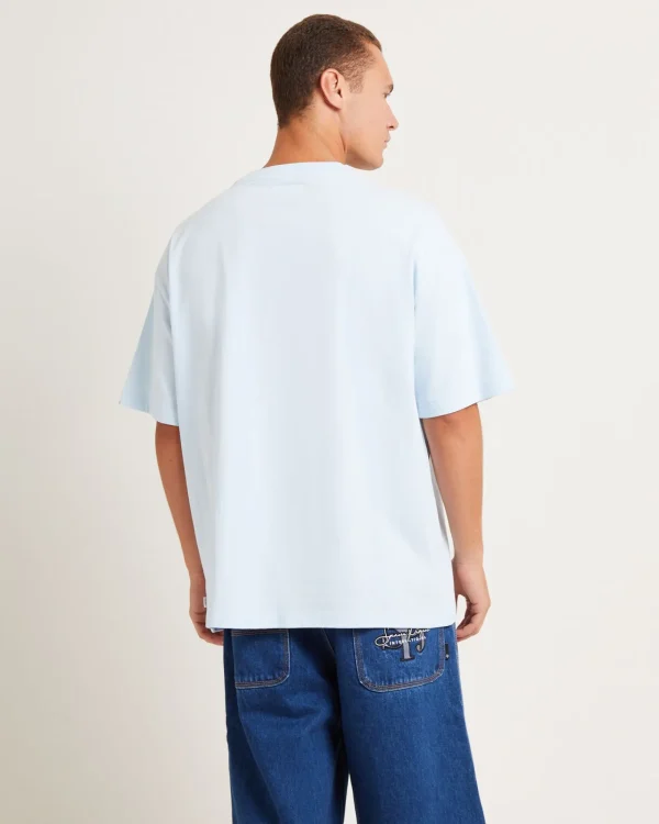 Flash Sale SPENCER PROJECT Retrieve Short Sleeve T-Shirt In Sky Blue
