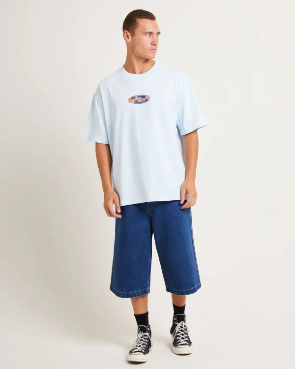 Flash Sale SPENCER PROJECT Retrieve Short Sleeve T-Shirt In Sky Blue