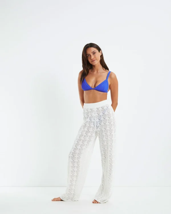 Best Sale SUBTITLED Rib Fixed Skimpy Bikini Bottoms Cobalt Blue
