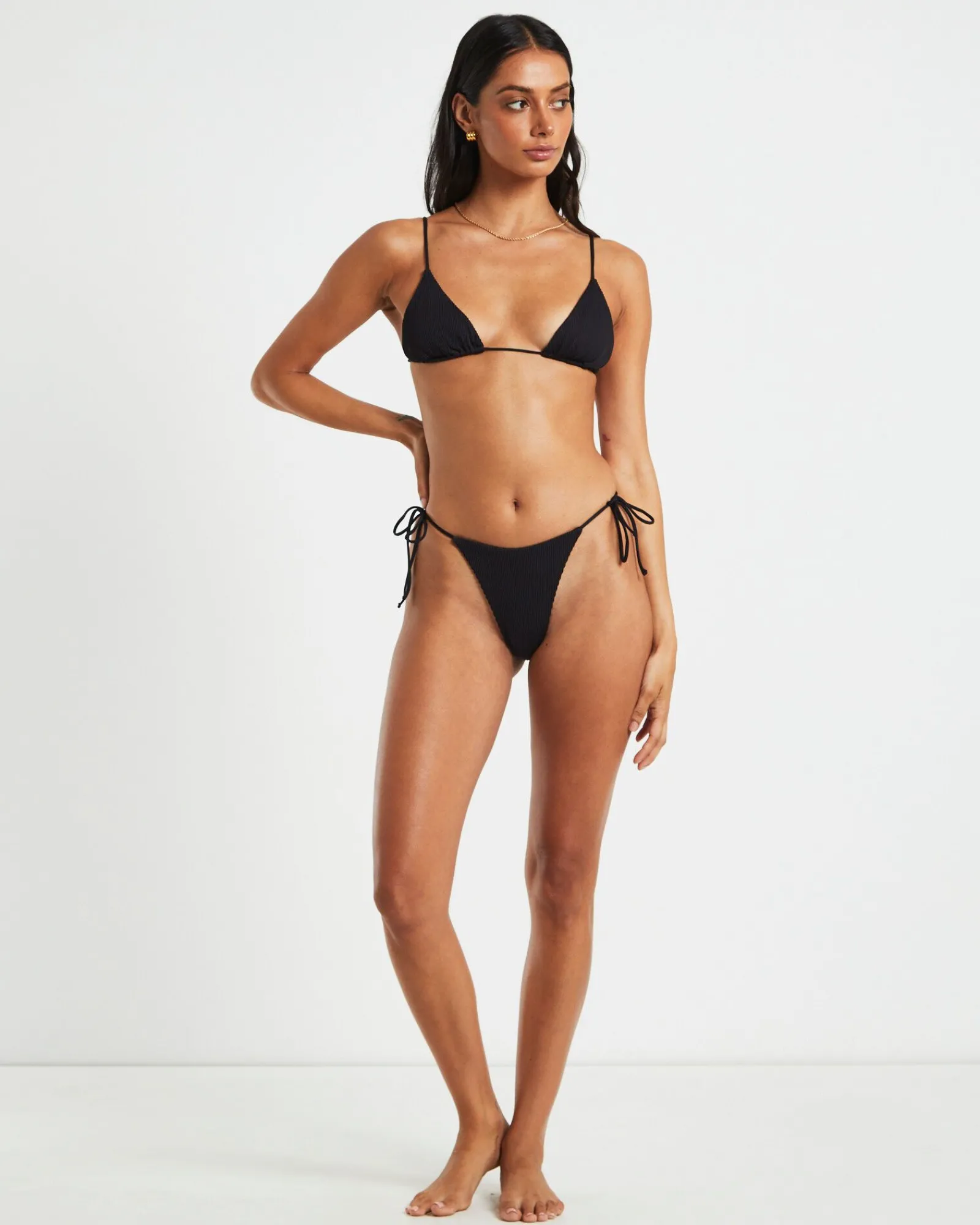 rib_skinny_strap_tie_side_3.webp New SUBTITLED Rib Skinny Strap Tie Side Bikini Bottoms In Black