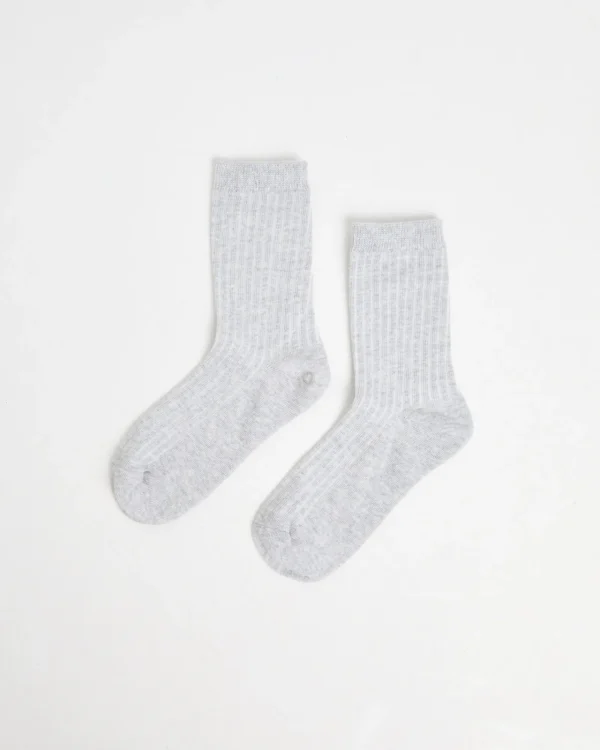 Flash Sale SUBTITLED Rib Socks 3 Pack Grey/White/Black