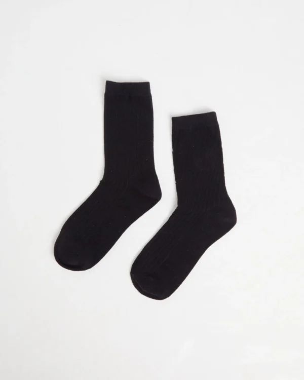 Flash Sale SUBTITLED Rib Socks 3 Pack Grey/White/Black
