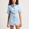 Best INSIGHT Rio Denim Mini Dress Blue Fade