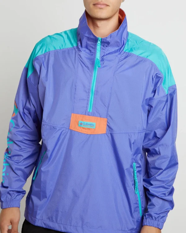 Fashion COLUMBIA Riptide Anorak Windbreaker In Purple Lotus