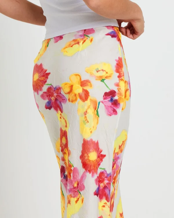 Cheap STUDIO Rosalia Print Maxi Skirt In Assorted