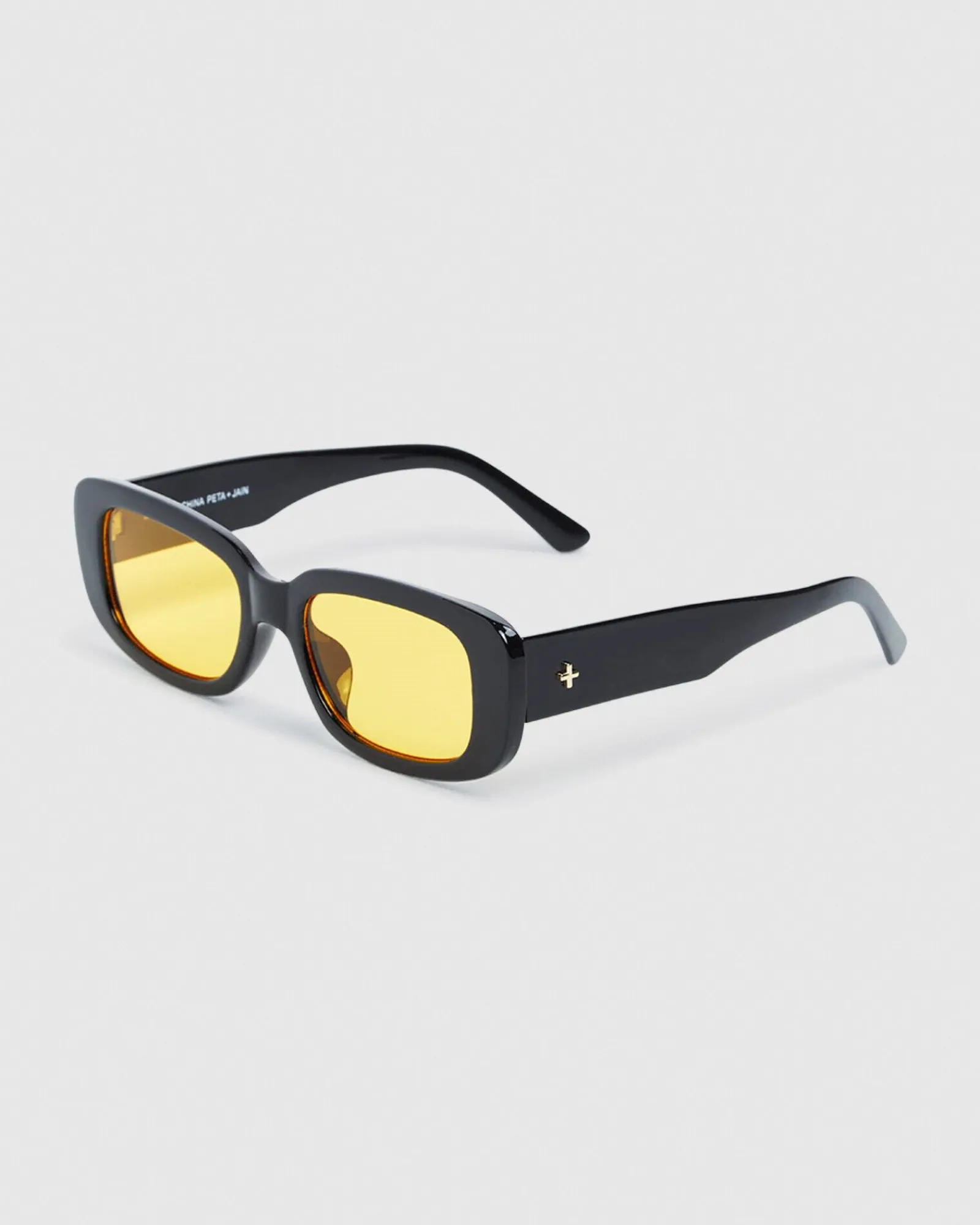 rue_sunglasses_blackyello_2.webp Clearance PETA AND JAIN Rue Sunglasses Black/Yellow