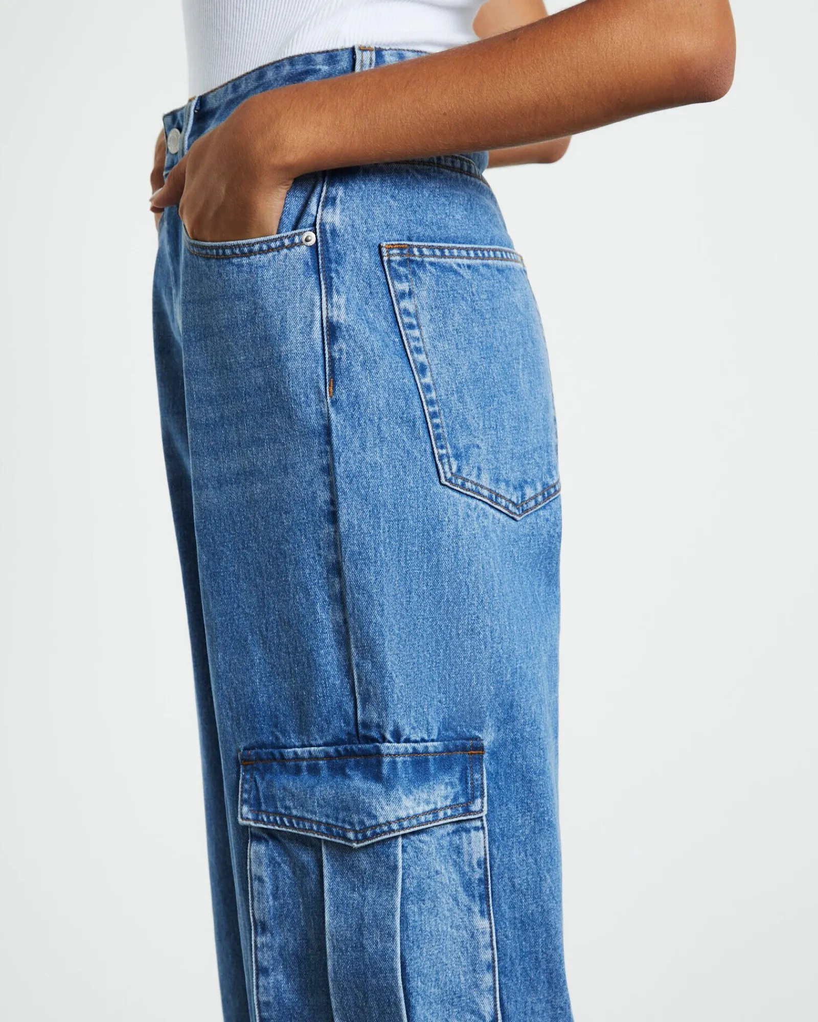 rumour_baggy_denim_cargo__4.webp Shop INSIGHT Rumour Baggy Denim Cargo Jeans Saturated Blue