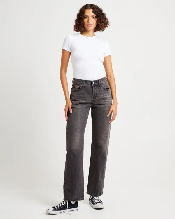 Fashion LEVIS 501 90S Jeans Stitch School Black