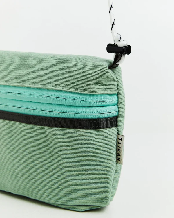 Shop TAIKAN Sacoche Small Corduroy Bag Mint