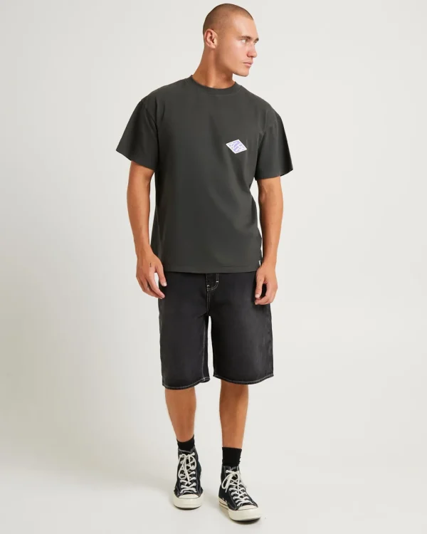 Best THE CRITICAL SLIDE SOCIETY Scribble Short Sleeve T-Shirt Phantom Black