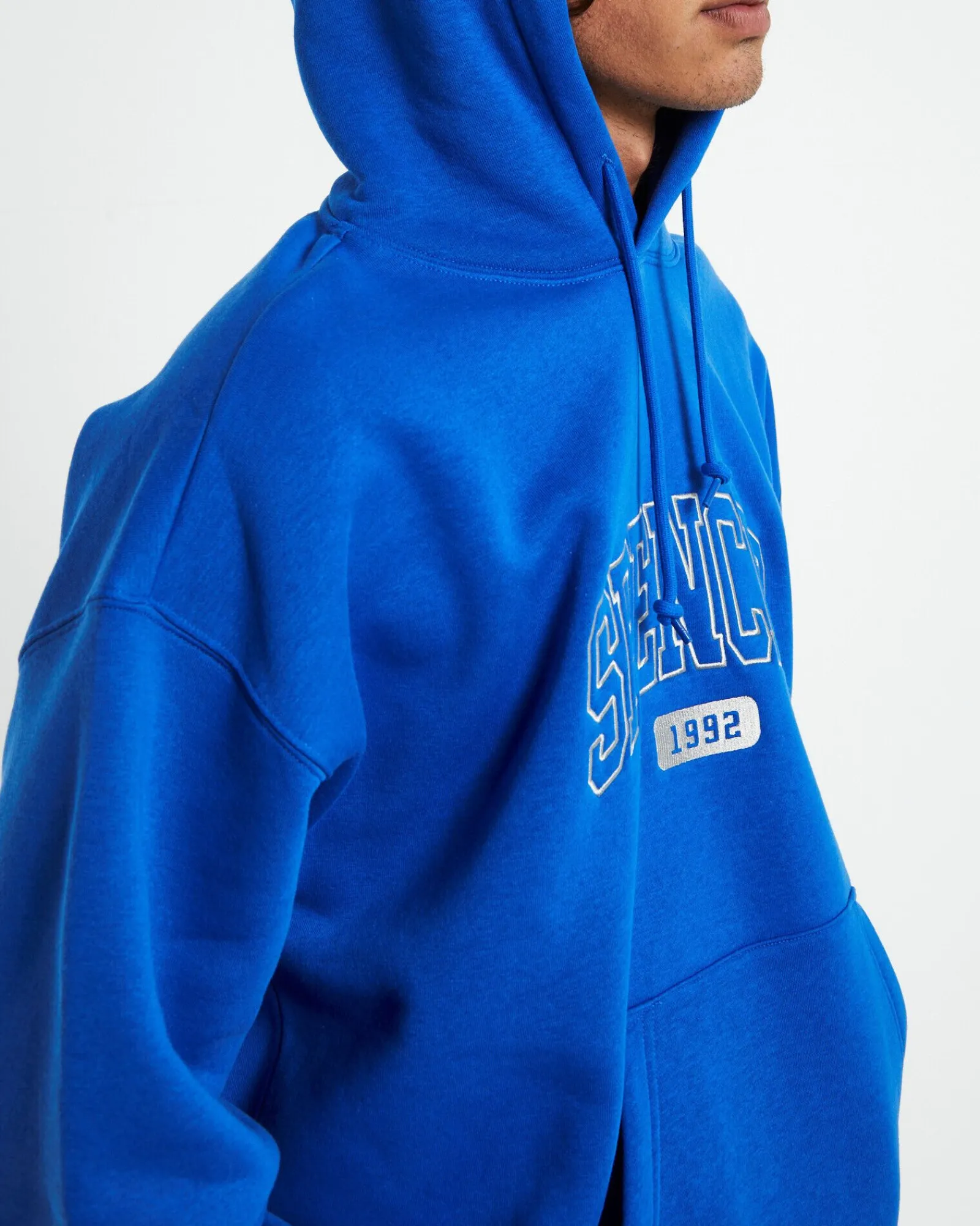 seattle_hoodie_cobalt_blu_5.webp Outlet SPENCER PROJECT Seattle Hoodie Cobalt Blue
