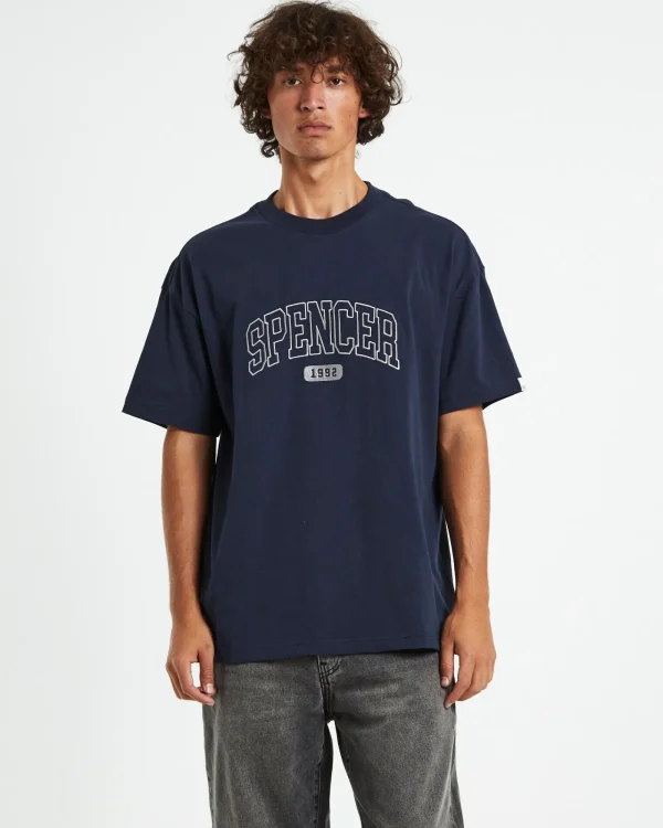 Store SPENCER PROJECT Seattle T-Shirt Vintage Navy