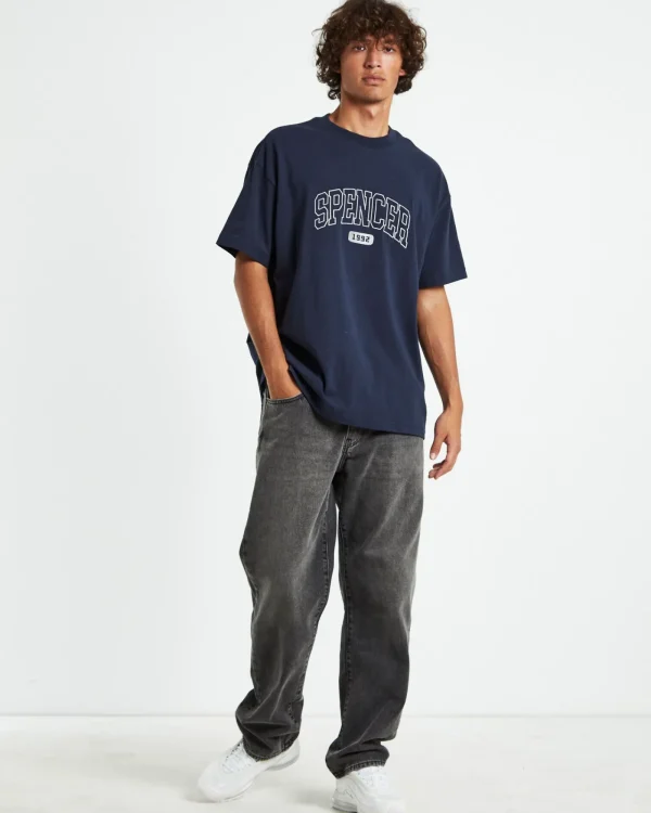 Store SPENCER PROJECT Seattle T-Shirt Vintage Navy