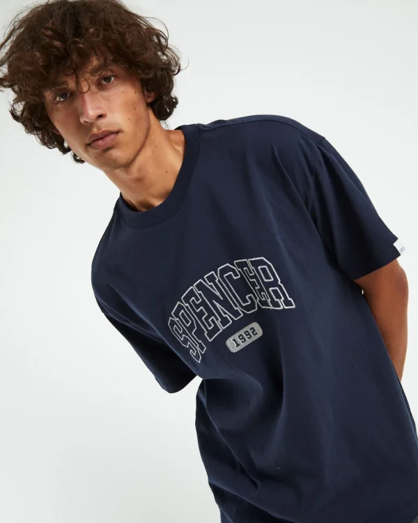 Store SPENCER PROJECT Seattle T-Shirt Vintage Navy