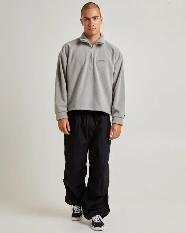 Outlet BLACK NOISE WHITE RAIN Seeka Polar Fleece Quarter Zip