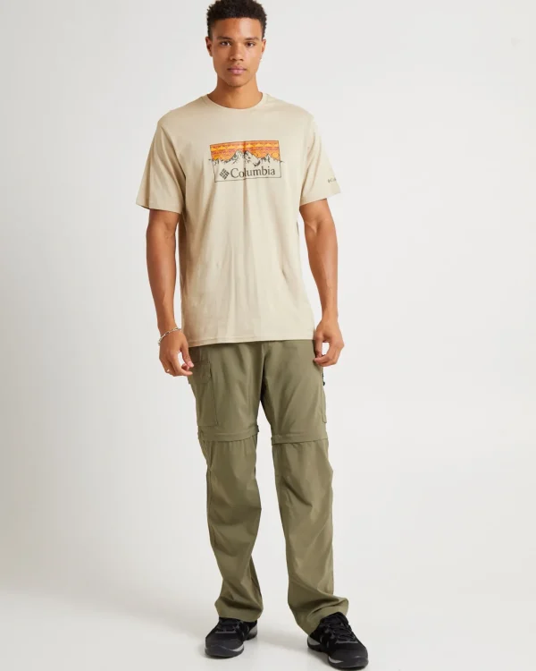 Best Sale COLUMBIA Silver Ridge Convertible Pants Khaki