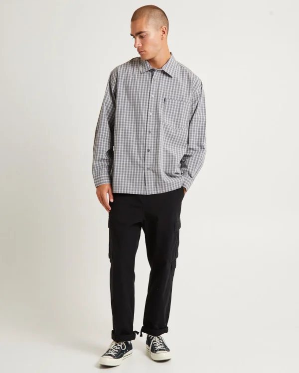 Best Sale SPENCER PROJECT Skate Long Sleeve Shirt Grey