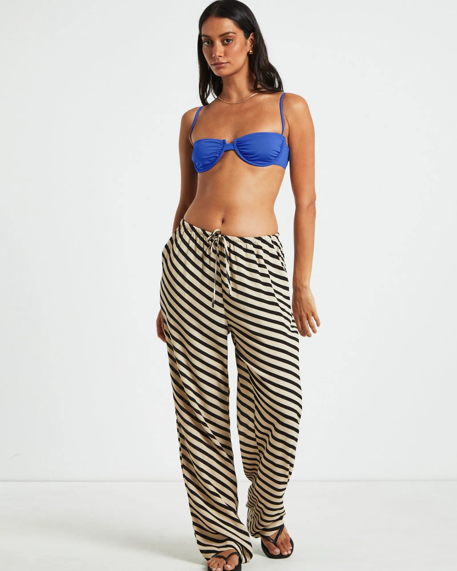 skinny_strap_underwire_to_4-2.webp Clearance SUBTITLED Skinny Strap Underwire Top In Cobalt Blue