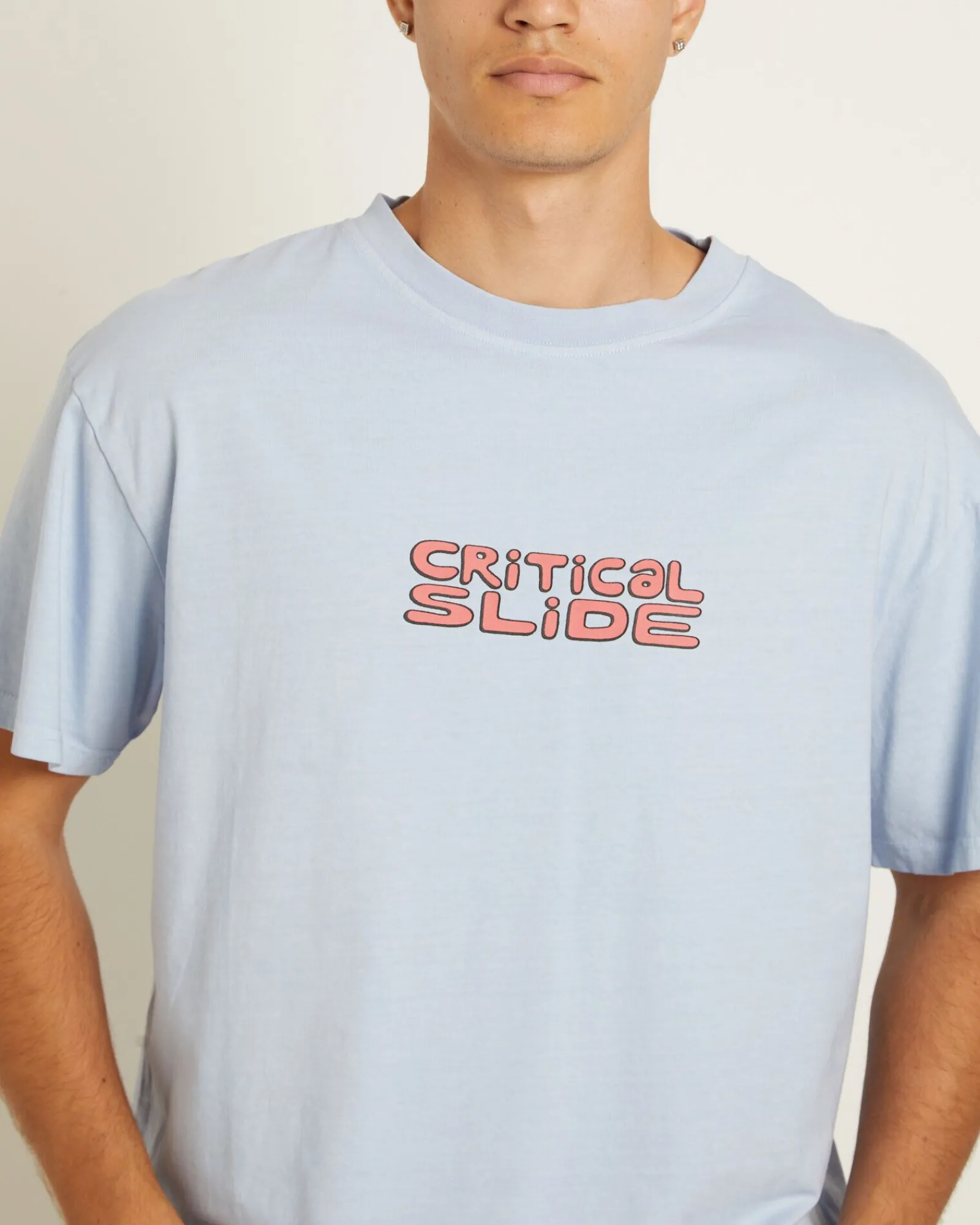 slider_tshirt_in_sky_4.webp Flash Sale THE CRITICAL SLIDE SOCIETY Slider T-Shirt In Sky