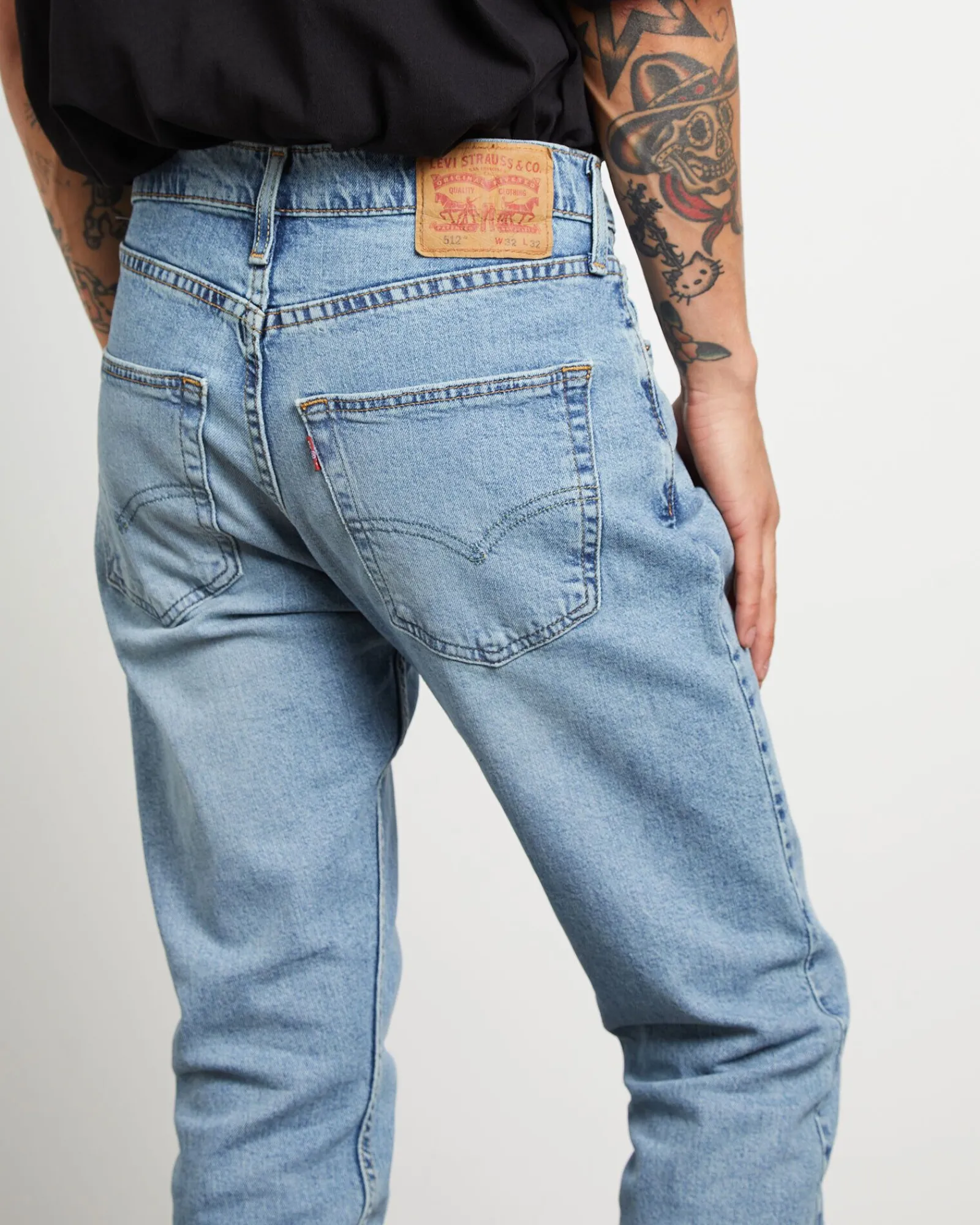 slim_taper_denim_jeans_i_5.webp Hot LEVIS 512 Slim Taper Denim Jeans In Nightshine Blue
