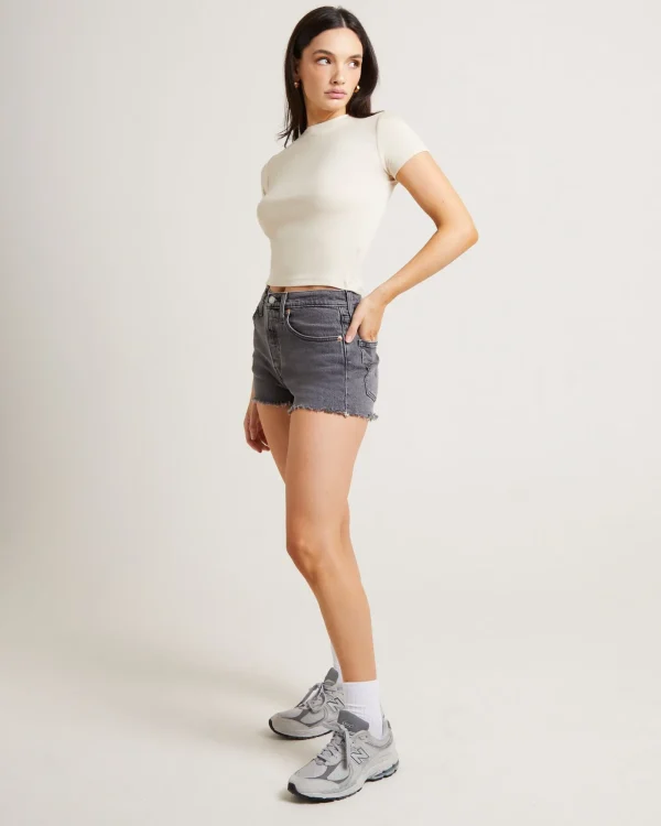 Online GENERAL PANTS CO. BASICS Slinky Fitted Tee In Vintage Stone