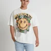 Sale MARKET Smiley Decomposition Short Sleeve T-Shirt In Cloud White
