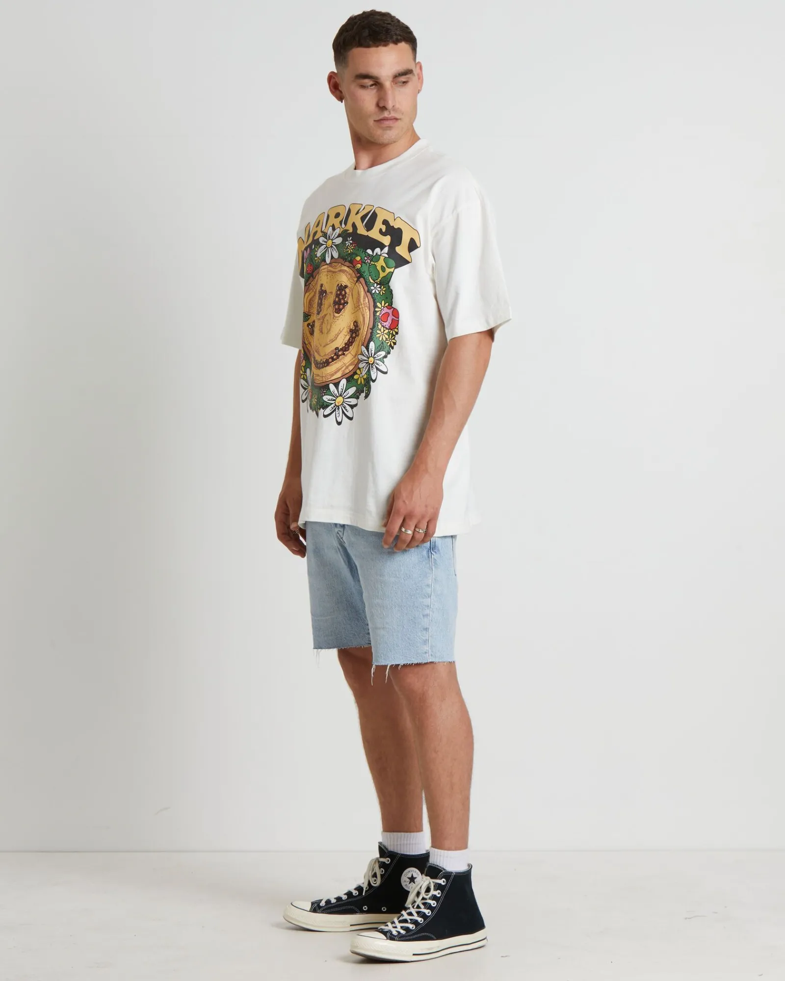 smiley_decomposition_shor_3.webp Sale MARKET Smiley Decomposition Short Sleeve T-Shirt In Cloud White