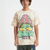 Discount MARKET Smiley Guide T-Shirt Rust Tie Dye