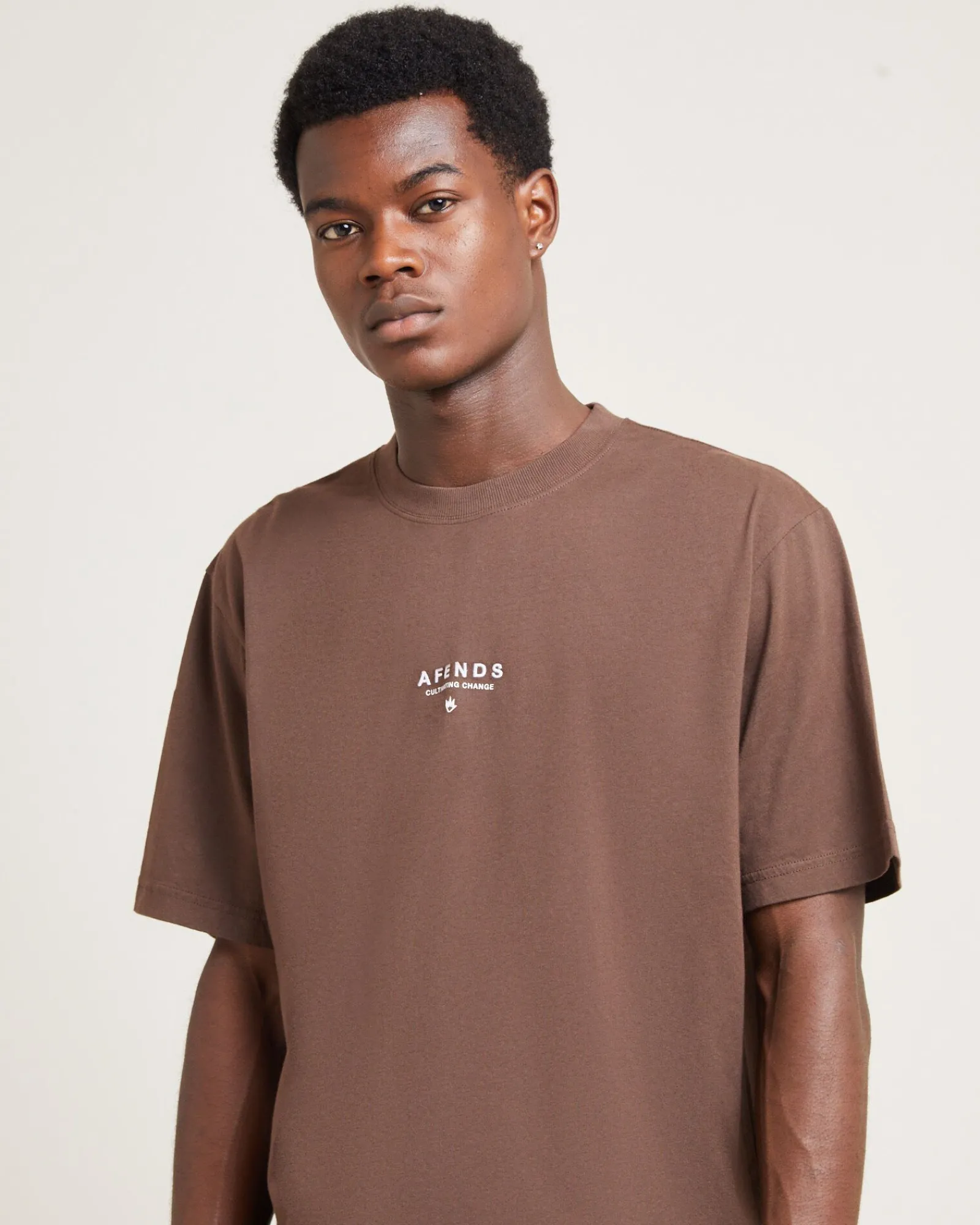 space_recycled_retro_fit__4.webp New AFENDS Space Recycled Retro Fit Short Sleeve T-Shirt Coffee