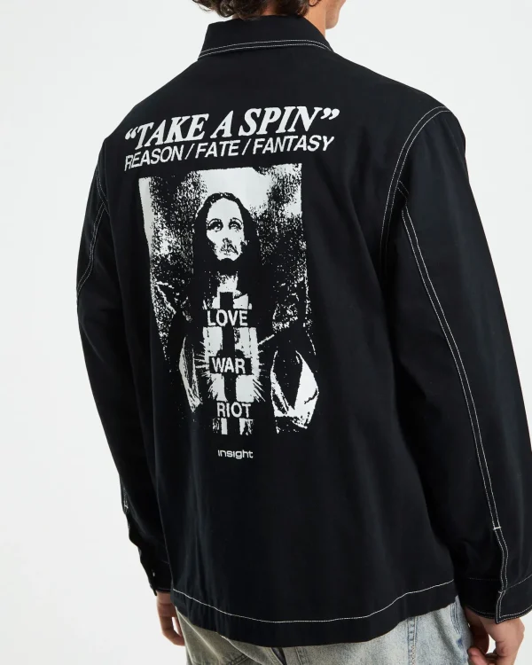 New INSIGHT Spinners Jacket In Black